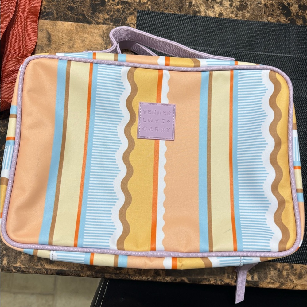 Tender Love + Carry Striped Hanging Toiletry Bag and Pouch